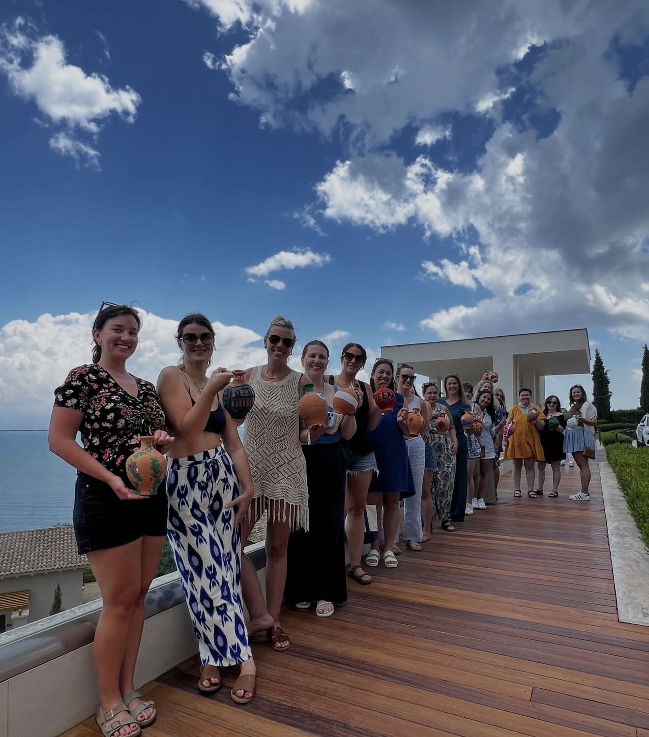 A toast at a SERA retreat gathering